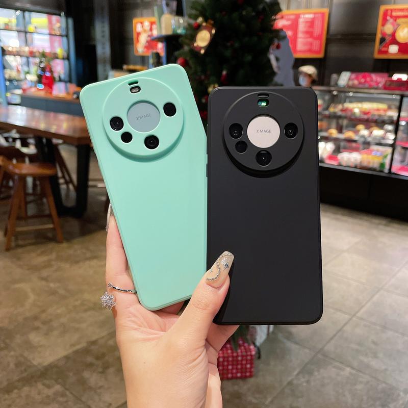 Product Introduction of Suitable for Mate60 Fine Hole Frosted TPU Straight Nova12 Protective Case Huawei Pura70 Silicone Phone Case Cellphone Protector Protection Smartphone 3