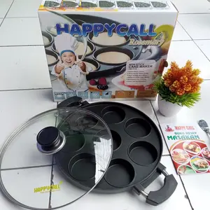CETAKAN 8 LUBANG DATAR HAPPYCALL / CETAKAN MARTABAK MINI / CETAKAN LUMPUR / CETAKAN APEM Kitchenware CETAKAN 8 LUBANG DATAR HAPPYCALL / CETAKAN MARTABAK MINI / CETAKAN LUMPUR / CETAKAN APEM Kitchenware