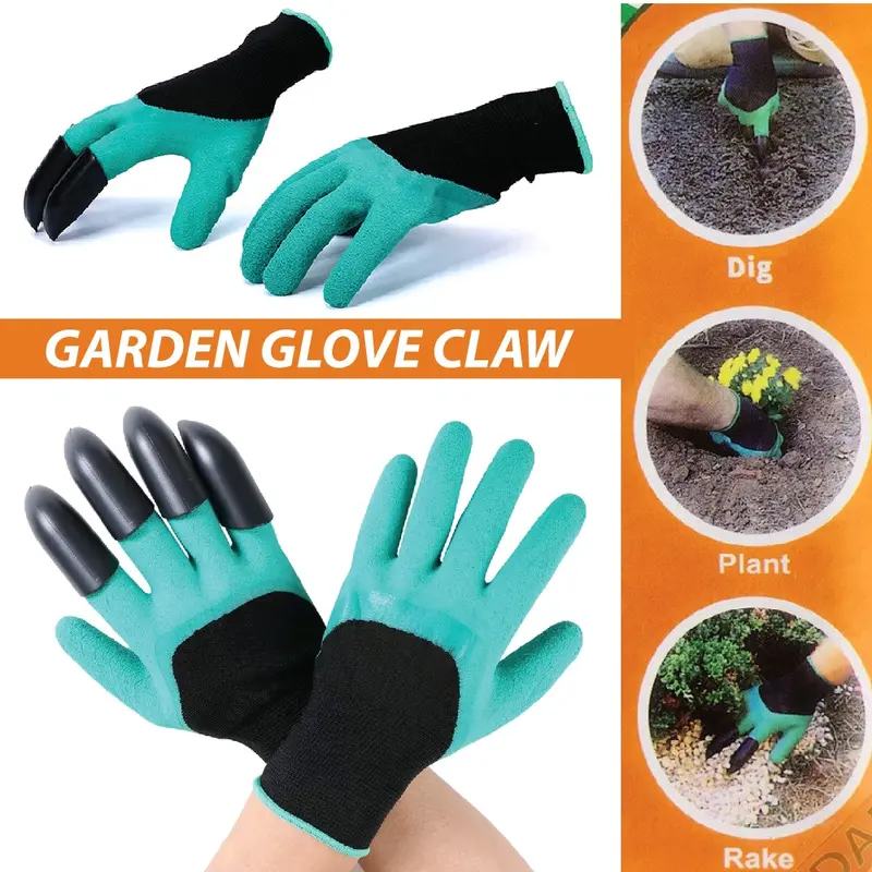1 PASANG SARUNG TANGAN CAKAR BERKEBUN/GARDENING GLOVES WITH CLAWS 1