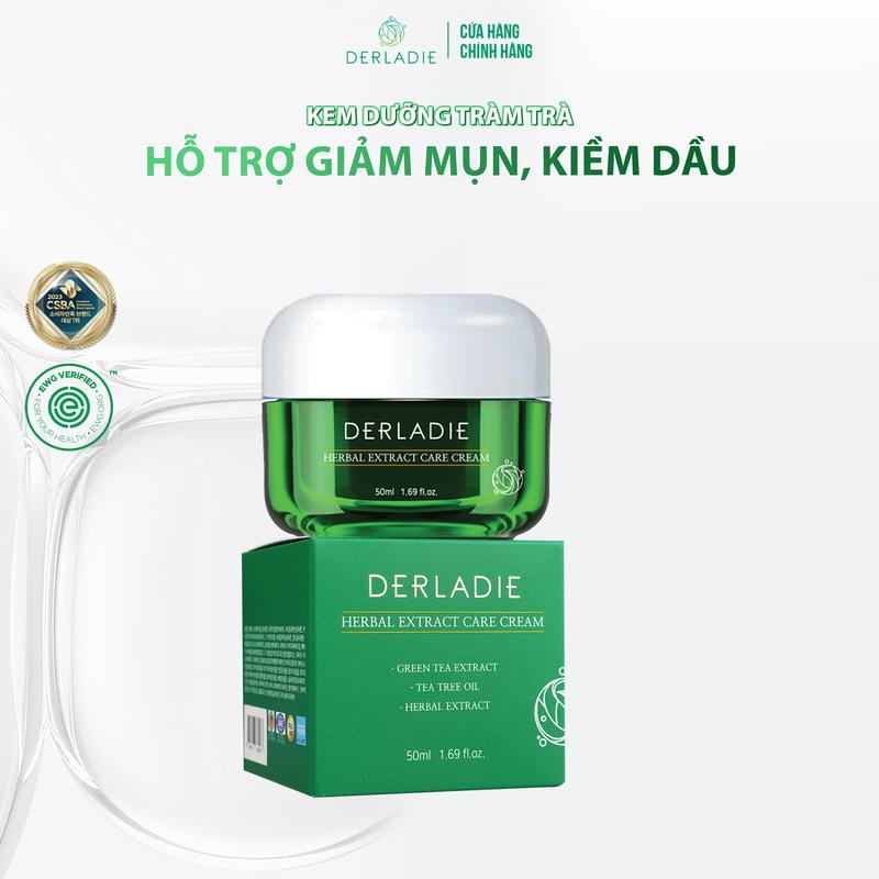 (LIVE) Kem Dưỡng Tràm Trà Derladie Herbal Extract Care Cream 50ml  Chăm Sóc Da Dưỡng Ẩm Da