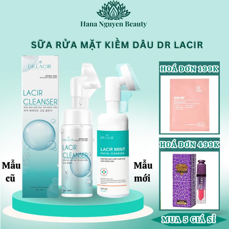 Sữa rửa mặt bạc hà kiềm dầu Dr Lacir 150ml