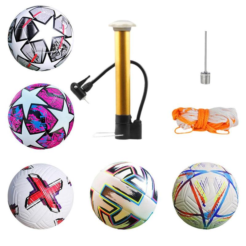 Size 5 Anti Slip Soft PU Leather Soccer Football Outdoor Sports Football Training Match 3