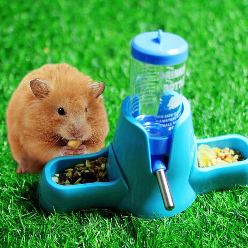 Product Introduction of Hamster Water Bottle Small Animal Accessories Automatic Feeding Device Food Container Pet Drinking Bottles Hamster Accessories 9