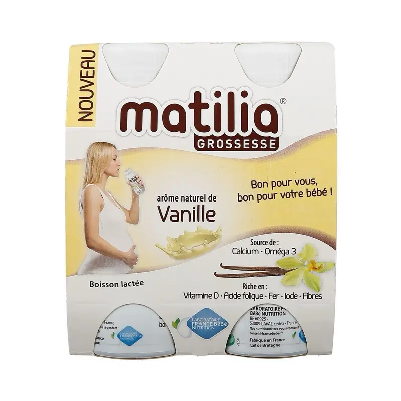 Sữa Bầu Matilia Pháp Đủ Vị Bích Quy ,Vani, Dâu, socola Cho Mẹ Bầu 1