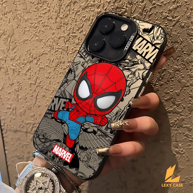 IMD Case for Iphone SM453 Super Hero Premium Mate Hardcase Hybrid Hologram Silicon Polycarbonate Handphone Softcase 6