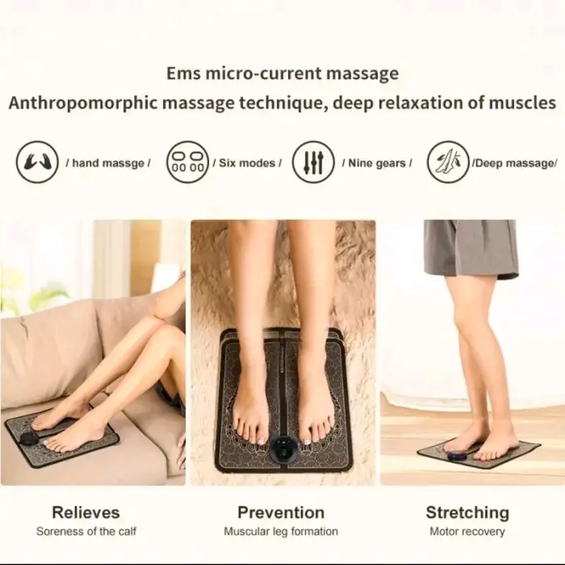 ALAT PIJAT KAKI EMS FOOT MASSAGER PAD ALAT PIJAT KAKI AKUPUNTUR LISTRIK PULSE ELEKTRIK Kaki 4