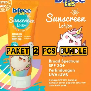 Paket 2Pcs bfree kids sunscreen face sunacreen anak sunblock wajah dan badan sunblock bayi bfree