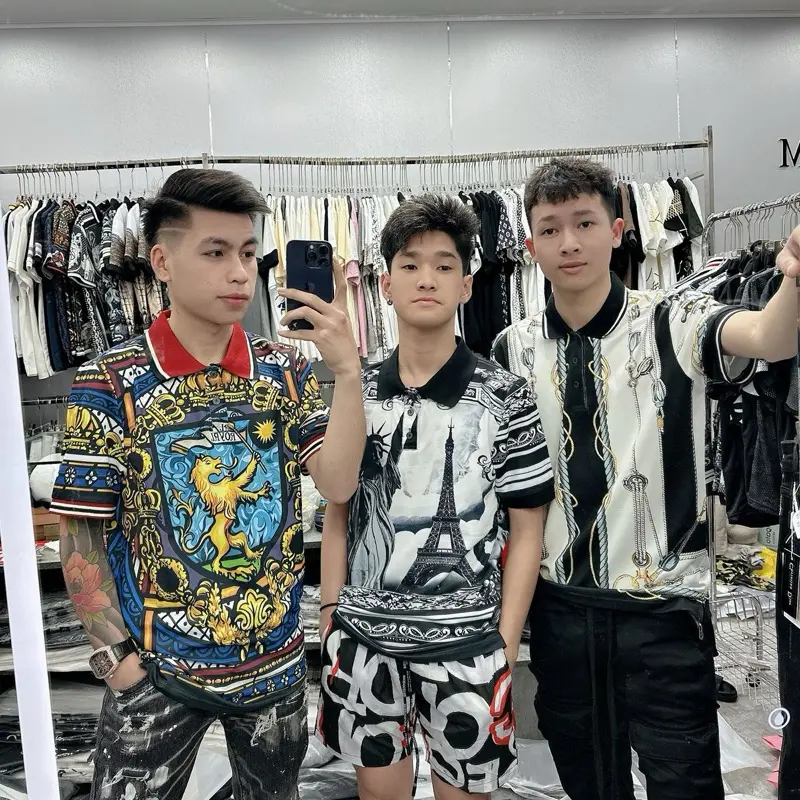 Các Mẫu Polo D G newss2025 Hoạ Tiết 3 D Cao Cấp
