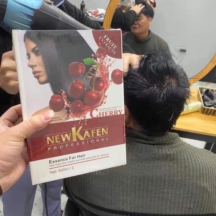  Nhuộm Đen Cherry Newkafen công ty Bền Màu - Không Dính Da Đầu Không Phai Đỏ - Nhuộm Tóc Đổi Màu Tóc 