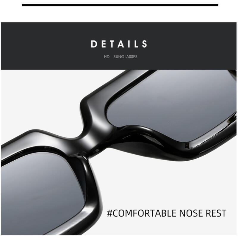 Product Introduction of New large frame sunglasses, women's resin, high-end feeling,  fashionable sunshade sunglasses 8