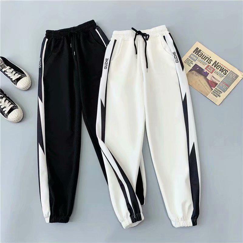 Quần Jogger Ngoại Cỡ Dành Cho Nam Và Nữ, Quần Thể Thao Dáng Rộng, Quần Harem Thể Thao, 2 Màu Có Sẵn, Quần Thể Thao Thường Ngày Thích Hợp Cho Các Cặp Đôi 1