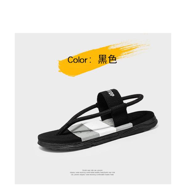 Product Introduction of Hot-Selling Men's Summer New Flip-Flops Casual Outdoor Non-Slip Wear-Resistant Beach Sandals Two-Way Soft Sole Sandals for Men 6