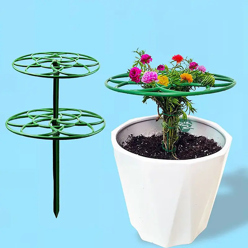 Bingkai Memanjat Bonsai Boleh Ditindan Taman Plastik, Rangka Sangkar Tumbuhan, Tempat Sokongan Tumbuhan, Rak Anggur Memanjat, Bekalan Berkebun, 1 Keping