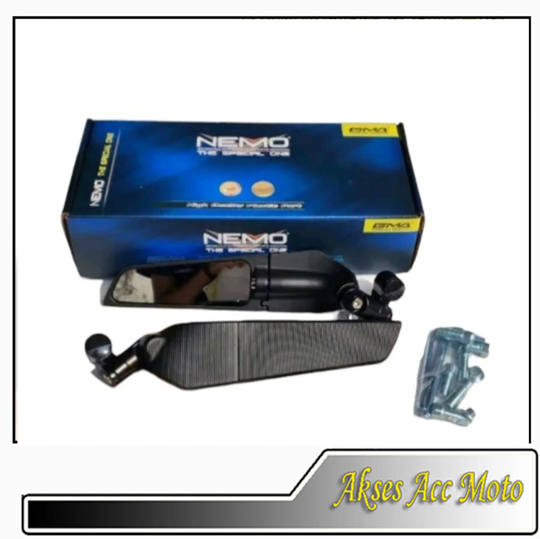 Spion Winglet NEMO 1367-6 UNIVERSAL Beat Vario ADV PCX  CB150R CB Accessories Kaca Motor Motorcycle