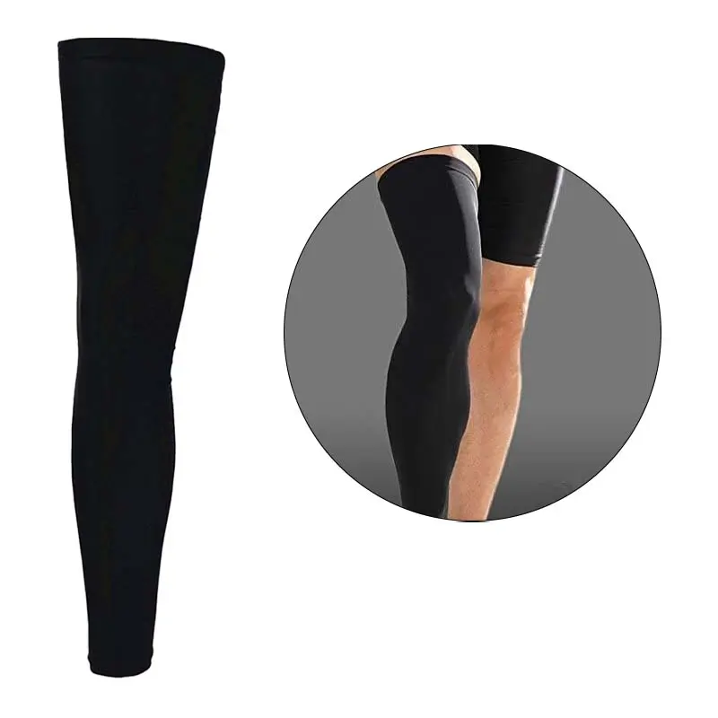 Basketball Leggings Pantyhose Lengthened Calf Professional Sports Knee Pads Equipment Socks Men Sunscreen Breathable