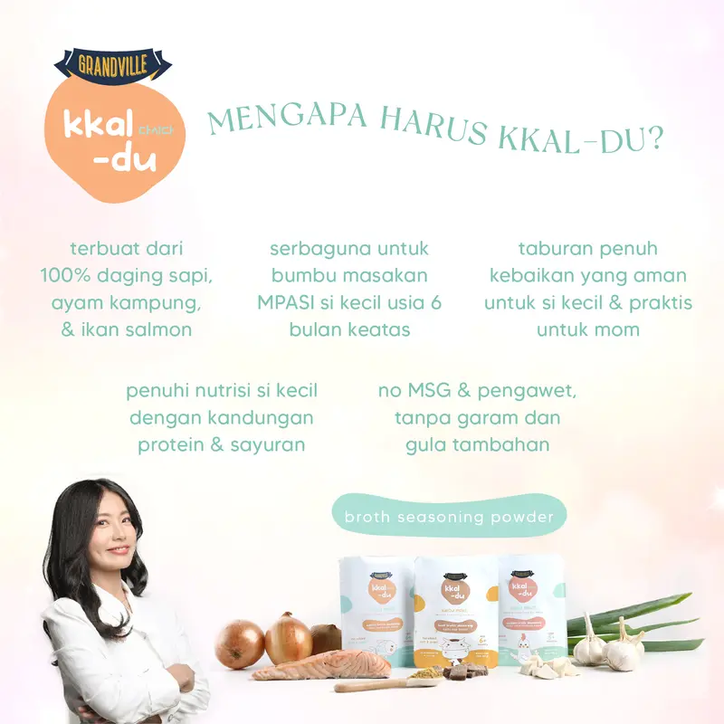 Grandville kaldu sapi Mpasi BB Booster Non MSG 40 gr Organik 1
