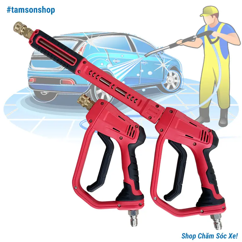 S.ú.n.g rửa xe máy bơm áp lực cao 4000 PSI (dụng cụ rửa xe)