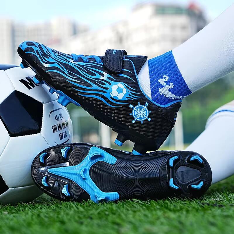 Product Introduction of Kids Boys Free Shipping Turf Training Soccer Shoes Outdoor Sports Futsal Hall Football Boot for Children 7