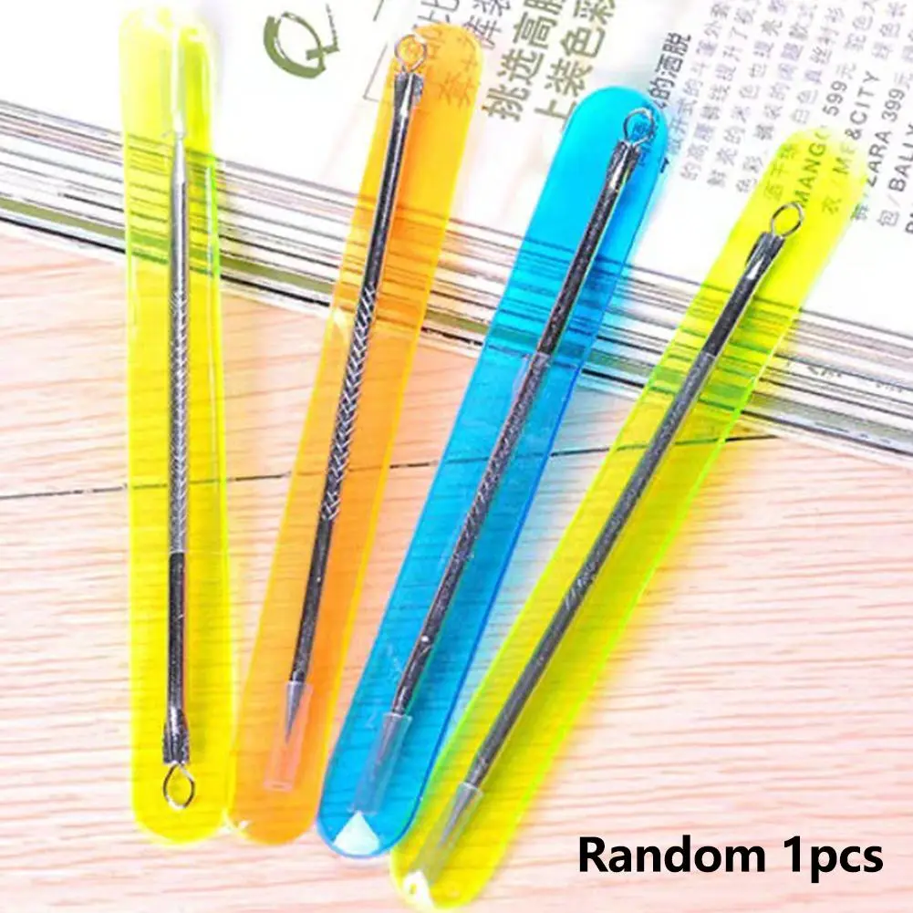 Color Random 1pcs Stainless Steel Acne Needle To Improve Blackheads
