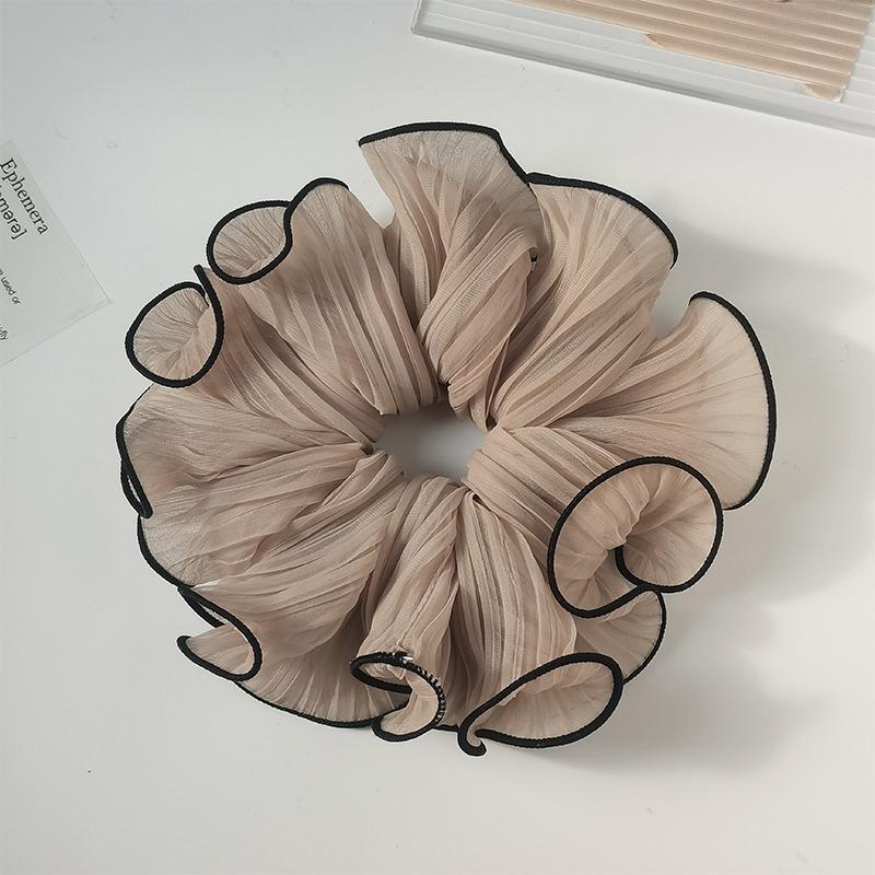 Product Introduction of Dây Buộc Tóc Cỡ Lớn, Thời Trang Ngọt Ngào Và Thanh Lịch, Phong Cách Cổ Điển Scrunchies Voan Nhăn, Dành Cho Phụ Nữ Và Trẻ Em Gái, Phụ Kiện Tóc, Hàng Mới Về Năm 2024 24