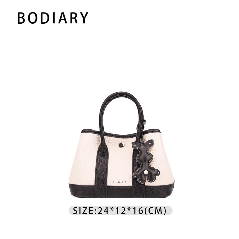  Túi Làm Vườn BODYDIARY 9102 Túi Tote Nhỏ  Túi Cầm Tay Và Đeo Chéo Cho Nữ  Thời Trang Độc Đáo Thích Hợp Đi Lại Và Dễ Phối Đồ Phối Màu Đen Trắng Kích Thước: 24 * 12 * 16cm 