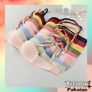 Istana - 9004 Bra Half Cup Seamless Bralette Push Up Pakaian Dalam Wanita