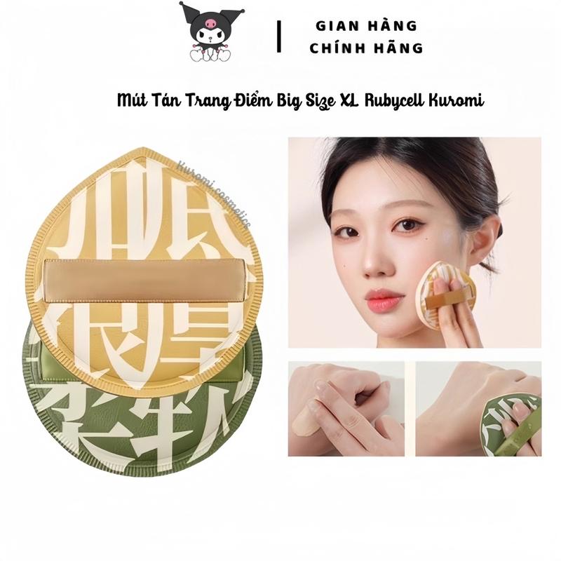 Mút Tán Mút Trang Điểm Big Size XL Rubycell Tán Kem Nền Cushion Phấn Phủ Che Khuyết Điểm Lì Mịn Thấm Nước Dễ Vệ Sinh Cosmetic Mỹ Phẩm