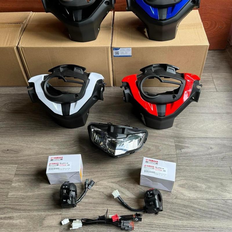 Đầu đèn Yamaha 2019 gắn Exciter 150 đời 2015-2018 mod cùm rời - Phụ Kiện mạch và jax cắm