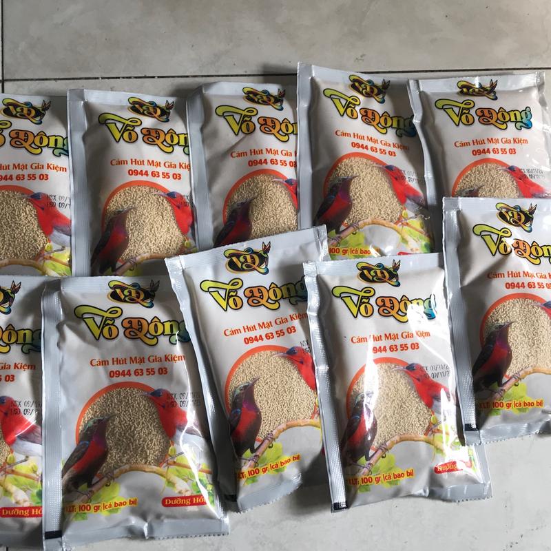 combo 10 gói cám hút mật gia kiệm dành cho hút mật, ốc mít