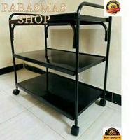 Gambar Rak TV Meja TV Dorong Besi Serbaguna Kuat Kokoh murah Tipe (DX300) Furniture Roda dari PARASMAS Shop Kota Surabaya 2 Tokopedia