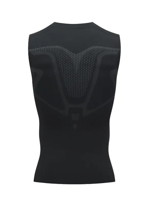 2 Pieces Mens Workout Tank Tops, Moisture-wicking Running Gym Vests, Breathable Elastic Sleeveless Compression Sports T Shirts, Gym Workout Clothes 7