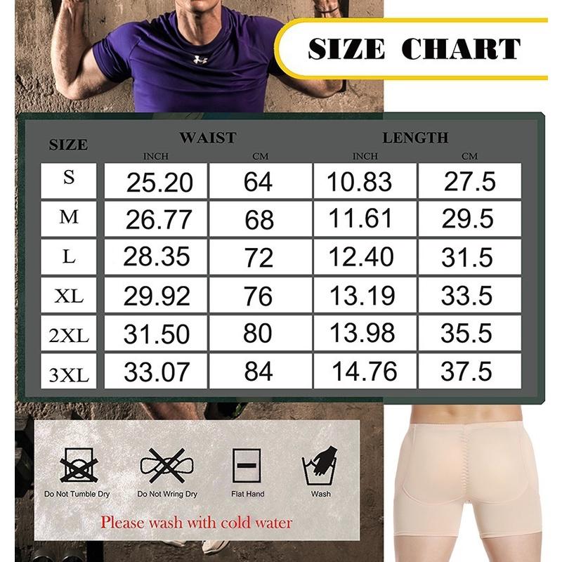 Product Introduction of Men Padded Boxer Shorts Hip Buttocks Lifter Butt Push Up CuecasMale Underwear Menswear Socks Beige Black 4