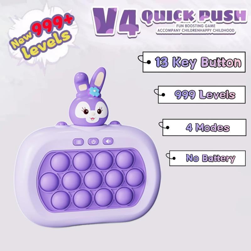 (TẶNG PIN) Máy game pop it điện tử 13 phím 999 level dễ thương cho bé