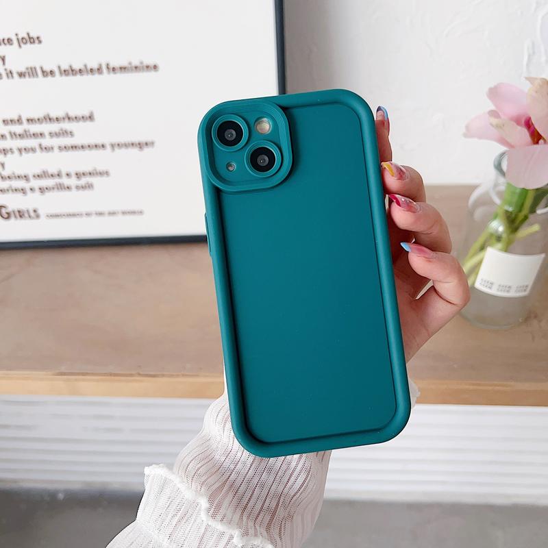 Product Introduction of Device new 16 Silicon Carbide phone case material solid color 14 15 mobile phone protective case 10