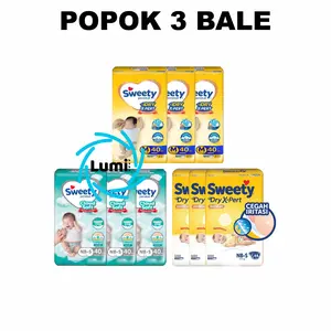 BUNDLE 3 SWEETY SILVER NB-S40 BRONZE NB-S44 M40 COMFORT POPOK PEREKAT