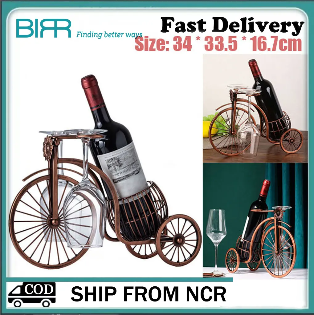 Creative Metal Wine Rack Hanging Wine Glass Holder Bar Stand Bracket Display Stand Bracket Decor Metal Wine Rack Wine Glass Rack Utensils Bronze