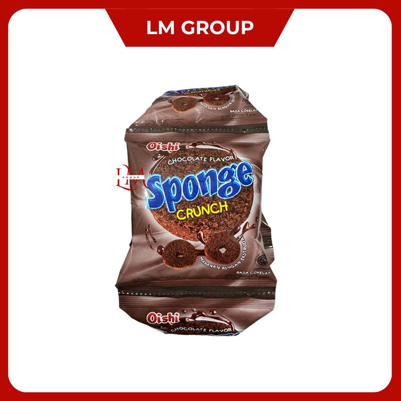Oishi Sponge Rasa Coklat [1 Renceng 10 pcs x 9 gr] LM Snack - Shop ...