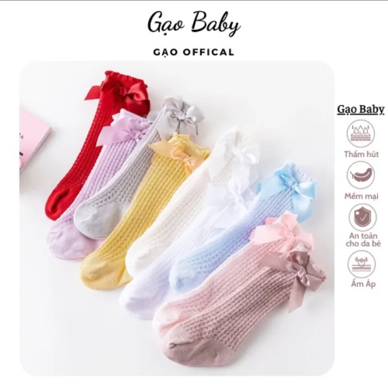 Tất đùi cho bé gái từ 1-2 tuổi 0
