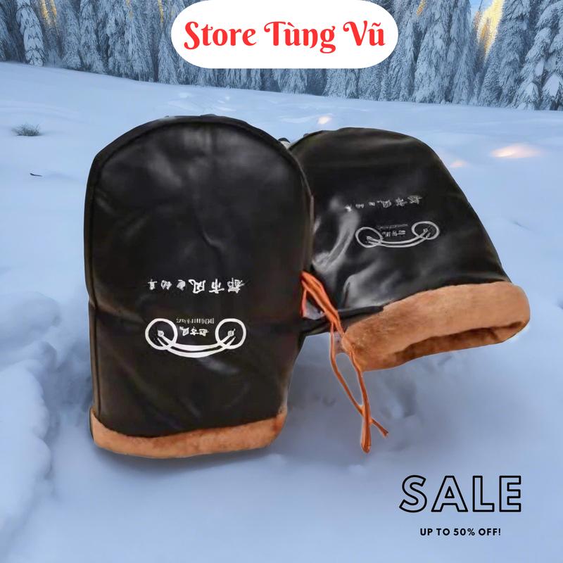 [Hàng Đẹp ] Găng Tay Đi Xe Máy Có Lót Nỉ Giữ Ấm Mùa Đông TUNGVU Cho Nam Và Nữ - Bao Tay