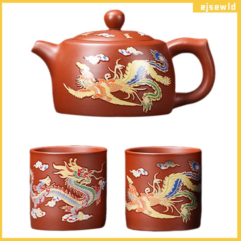 ejsewld- Mysterious Color-changing Effect Teapot Dragon and Phoenix ...