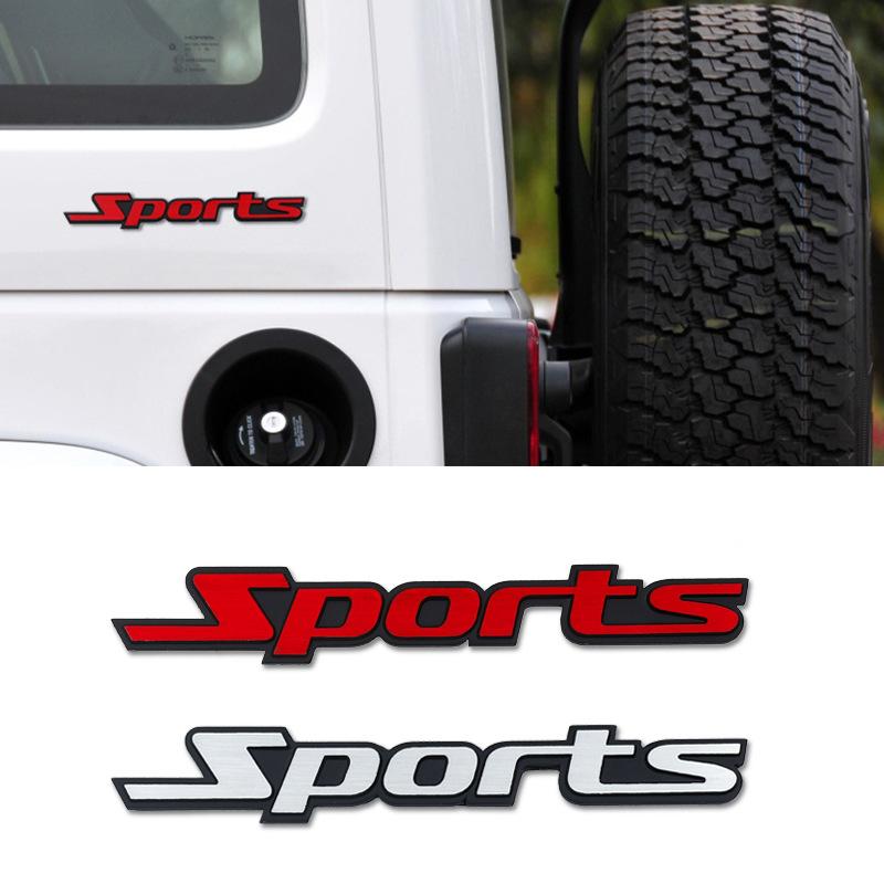 Product Introduction of Miếng Dán Chữ Sport 3D Kim Loại Trang Trí Bên Ngoài Cho Xe Ô Tô Nhãn Dán 2
