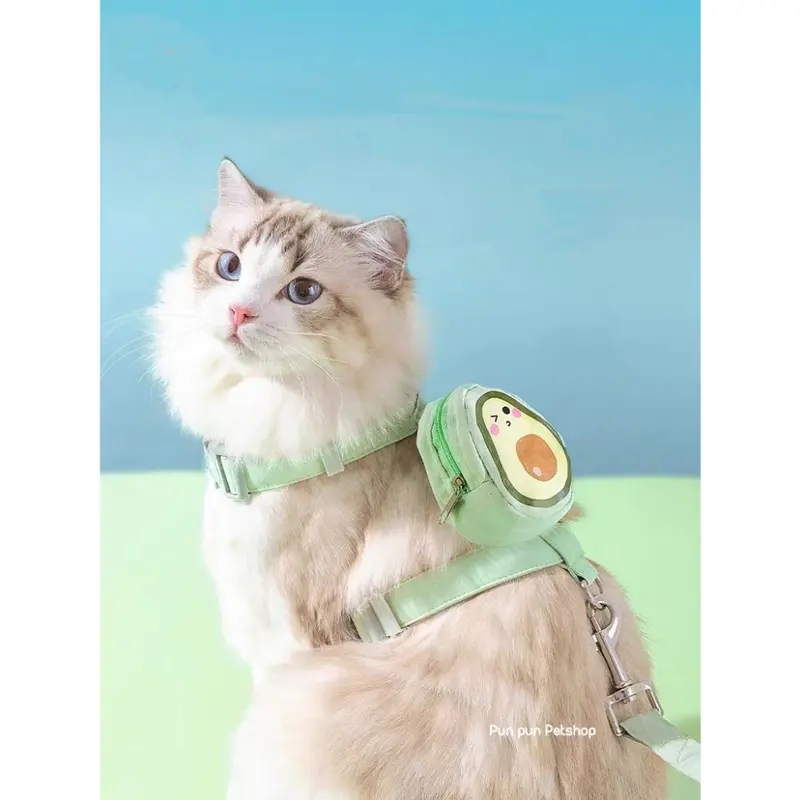 Dây dắt chó mèo đi dạo, đai yếm cánh thiên thần , quả bơ dễ thương - Pun Petshop 1