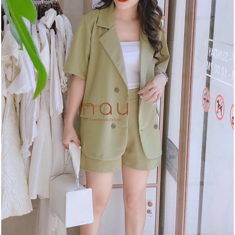 Set vest tay ngắn quần short