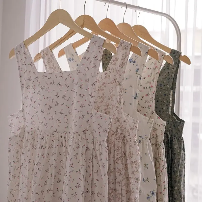 [7.7 BigSale] Himari Midi Dress Korea Motif Bunga Haraskirt Madebyhara Atasan Casual Katun Jepang Wanita Baju 6