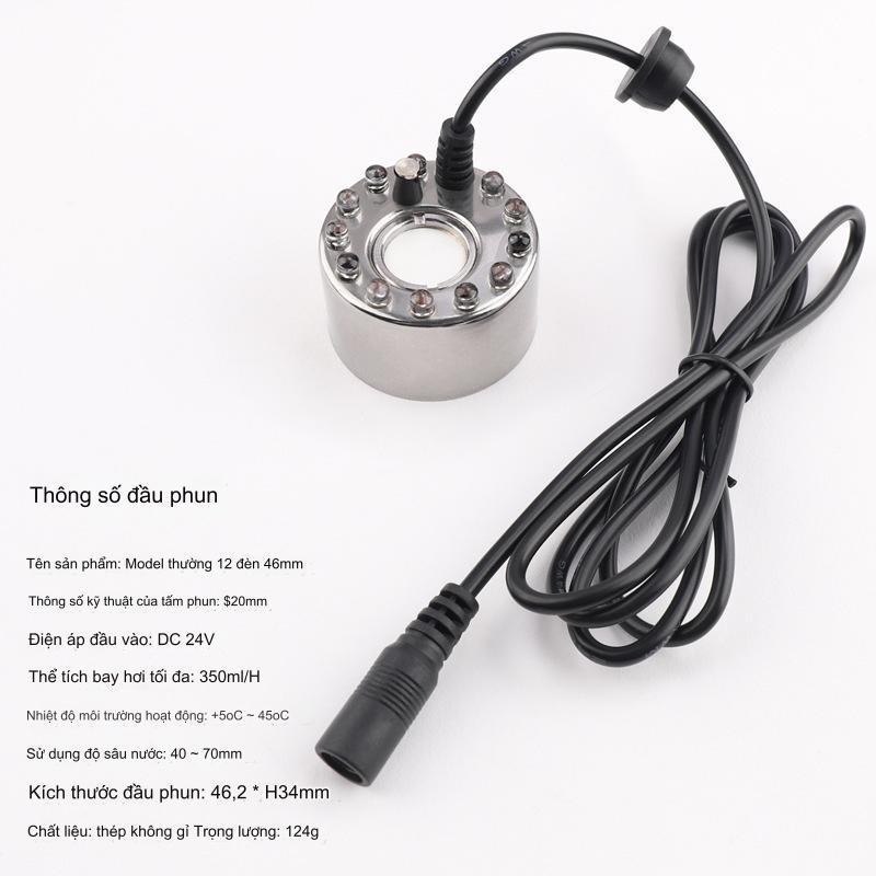 Máy tạo khói có đèn Led nhiều màu sắc, máy phun sương máy phun khói tạo sương mù dùng cho tiểu cảnh,non bộ, phong thủy Tạo Độ Ẩm Máy Xông Tinh Dầu Máy Khuếch Tán Tinh Dầu Xông Tinh Dầu Phun Tinh Dầu 2