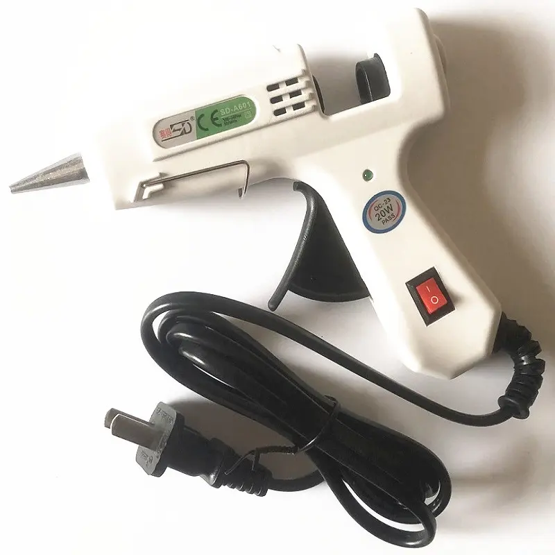 [Hot Melt Glue Gun 20W] White Saide Sda601 Hand-Made Sol Tool 7mm Glue Stick Gun