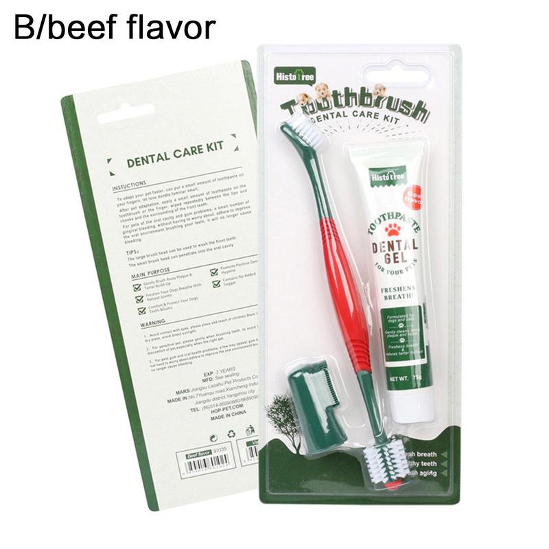 Product Introduction of 1pc Pet Toothpaste Toothbrush Set 360° Cat Dog Dental Cleaning Supplies Pet Oral Brush Clean Y2W1 41