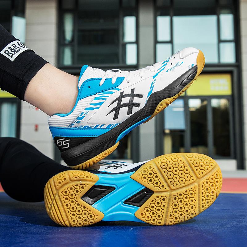 Product Introduction of Badminton Shoes 2024 Spring New Breathable Tennis Shoes Non-slip Sports Shoes Volleyball Shoes Outdoor Sports Shoes 2