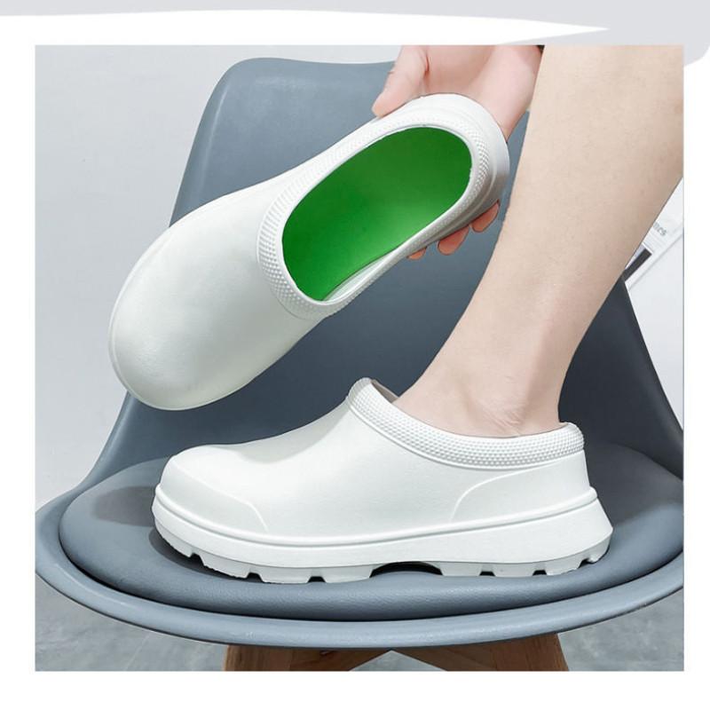 Giày Nhà Bếp, Giày Đầu Bếp, Chống Trượt, Chống Thấm Nước Và Chống Dầu, Giày Đi Mưa Thường Ngày Giày Lao Động Bảo Hộ Lao Động Khách Sạn Nhung 4