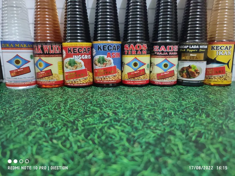 Paket Hemat Penyedap Masakan Isi 8 Botol HALAL asin hitam Ikan Kecap Tiram Lada 2